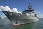 ID 6248 HMNZS OTAGO (P148) the first of two new OPV's (offshore patrol vessels) ordered by the Royal New Zealand Navy as part of the NZ$500 million, seven-ship Project Protector programme, arrives in Auckland...